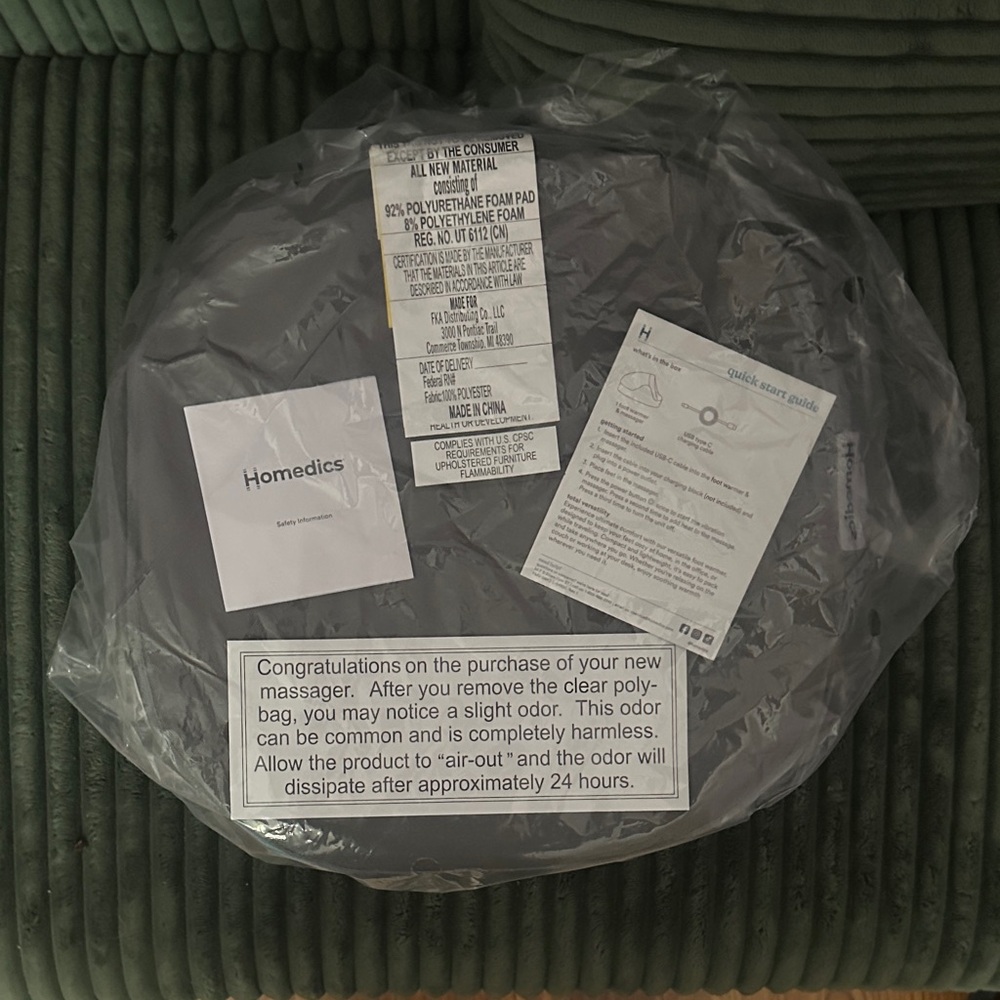 Homedics Foot Warmer & Massager with Heat - Picture 5 of 6